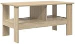 Vidaxl Coffee Table Sonoma Oak 90 X 50 X 45 Cm Engineered Wood
