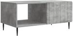 Vidaxl Coffee Table Concrete Grey 90 X 50 X 40 Cm Engineered Wood