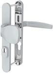 Langschildgarnitur Aluminium Schmalrahmengarnitur 92mm Silber Pz Lochung...