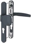 Schmalrahmen T&uuml;rdr&uuml;cker Wechselgarnitur 92mm Anthrazit Ral7016...