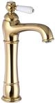 Paulgurkes - Nostalgie Armatur Gold Lang F&uuml;r Aufsatzwaschbecken Waschschalenarmatur