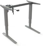 Stier Elektrisch H&ouml;henverstellbares Gestell 501-43 Silber F&uuml;r 100x80 Cm Platte