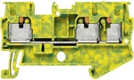 Contact 3209565 Dreistock-schutzleiterklemme 5.2 Mm Schnellanschluss Gr&uuml;n, Gelb 1