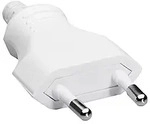 900.011 Eurostecker Kunststoff 250 V Wei&szlig; Ip20 - Bachmann