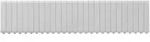 Hager - Bandverschluss Mit 24 Modulen, Wobei Jedes Halbe Modul Ip20 5,4x43x1cm In