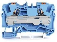 2-leiter-durchgangsklemme Mit Dr&uuml;cker 6 Mm&sup2;, Blau 2206-1204