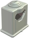 Obo Bettermann Greif-iso-schelle 24-34mm Polystyrol Lichtgrau Ral 7035, 2105055