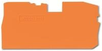 Wago Abschlussplatte 1mm Orange 2010-7192 25 Stk