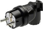 Pce - 05811-s Schutzkontakt-winkelstecker Gummi 230 V Schwarz Ip44
