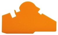 Wago Gmbh& Co. Kg Abschlu&szlig;- U.trennplatte Orange, 1,5mm Dick 282-386 10 Stk