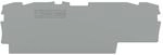 Wago Abschluss- Und Zwischenplatte Top Job S 4l 2002-1891 1mm Grau 25 Stk