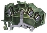 Wago Schutzleiterklemme 781-637 0,08-4mm&sup2; Gr&uuml;n-gelb
