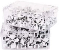 Nagelschelle, Weiss, 4-7 Mm, Nagell&auml;nge 25mm A 100 Stck.
