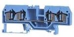 4-adriger Sammelschienenverbinder 4mm2 Blau 281-654