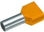 Vogt Verbindungstechnik - 460108d Zwillings-aderendh&uuml;lse 0.5 Mm&sup2; Teilisoliert