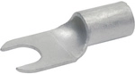 Klauke 1650c5 Gabelkabelschuh 4 Mm&sup2; 6 Mm&sup2; Unisoliert Silber 1 St.