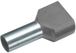 Vogt Verbindungstechnik - 460408d Zwillings-aderendh&uuml;lse 1.5 Mm&sup2; Teilisoliert...