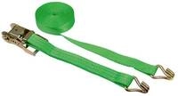 Kerbl Ratschenzurrgurt Mit Spitzhaken 2-teilig &ndash; Gr&uuml;n 6 M (35 Mm X 6 M) 37130