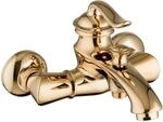 Paulgurkes - Gold Wannenarmatur Aufputz Retro Nostalgie Mischbatterie