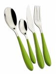 Gioia, Besteckset 24-teilig, Fensterbox, Casa Bugatti - Colore: Verde Mela