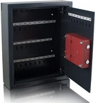 Safe Tresor Elektronisch Schl&uuml;sselsafe Schl&uuml;sselkasten Schl&uuml;sselboard Grau