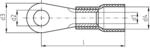 Intercable Quetschkabelschuh Iciq23 1,5-2,5qmm Blau M3 100 Stk