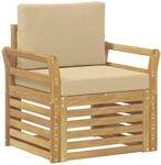 Outdoor-sofagarnitur Polyester Wei&szlig; Vidaxl