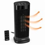 Relaxdays Heizl&uuml;fter, Ptc Keramik, 2 Heizstufen, 1100/2000 W, Eco-taste,