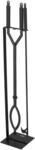Vevor Kaminbesteck-set, 3-teiliges Ofenbesteck-set Inkl. St&auml;nder, Zange,