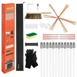 Vevor Ofenrohrb&uuml;rste-set, 12 M Max. L&auml;nge, Schornsteinb&uuml;rsten,
