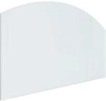 Feuerstelle Glasplatte Transparent 100 X 60 Cm Glas Vidaxl