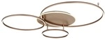 Led Deckenlampe Deckenleuchte Wohnzimmerlampe Dimmbar Champagner Metall L&auml;nge...