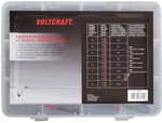 1417395 Krokodilklemmen-set Schwarz, Rot L&auml;nge: 230 Mm 42 St. - Voltcraft
