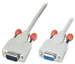 Lindy Seriell Verl&auml;ngerungskabel [1x D-sub-stecker 9pol. - 1x D-sub-buchse 9pol.]