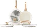 Keramikpfannen Set Mit Deckel 24/28/32 Cm, 3-teilig, Induktion, Pfoa/pfas Frei