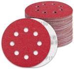 Schleifscheiben 125mm Klett P150 8 Loch F&uuml;r Exzenterschleifer (100 St&uuml;ck)