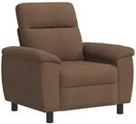 Sofa Braun 95 X 90 X 95 Cm Stoff Vidaxl