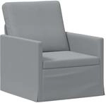 Sessel Hellgrau 70 X 81 X 82 Cm Stoff Vidaxl