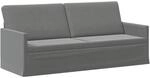 3-sitzer Sofa Dunkelgrau 190 X 81 X 82 Cm Samt (v) Vidaxl