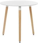 Esstisch Boma Wei&szlig; 80 Cm 80 Cm