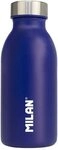 Isothermflasche 354ml Edelstahl S&auml;ure Serie Blau - Milan