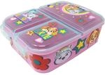 Kinder Brotdose Mit 3 F&auml;chern, Bpa-frei, Paw Patrol Motiv
