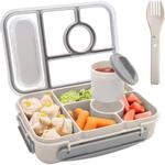 Bento Box Kinder Mit 5 F&auml;chern, 1300ml Lunchbox Auslaufsicher, Bpa-frei,