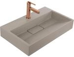 Rea Konglomerat-waschbecken Goya Beige 60x37x14cm