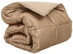 Winterbettdecke 200 X 240 Cm 450 G/m&sup2; Satin Und Mikrofaser Gold Vidaxl