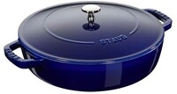 Staub Br&auml;ter Chistera 28 Cm Dunkelblau, Gusseisen Auflaufformen + Br&auml;ter