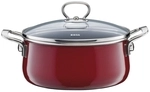 Riess-kelomat - Riess Kasserolle Mit Glasdeckel &Oslash;20cm 2 Liter Nouvelle Rosso