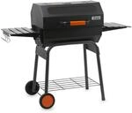 Bbq-toro Holzkohlegrill Mit Thermometer Und Sichtfenster, Schwarz, 122 X 60 X...