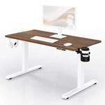 Elektrischer Schreibtisch Mit H&ouml;henverstellung Ergonomisch...