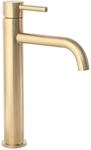 Rea - Waschbeckenarmatur Lungo Brush Gold Hoch